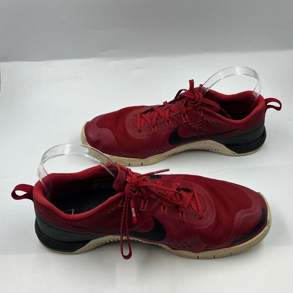 Nike Metcon 1 Gym Red Black Mesh Sneakers Athletic Shoes Running Men's 11.5 - Picture 8 of 11